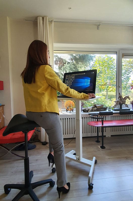 Laptop Table with Tilting Top