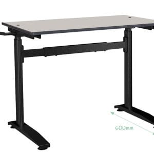 Sit and stand desk frame